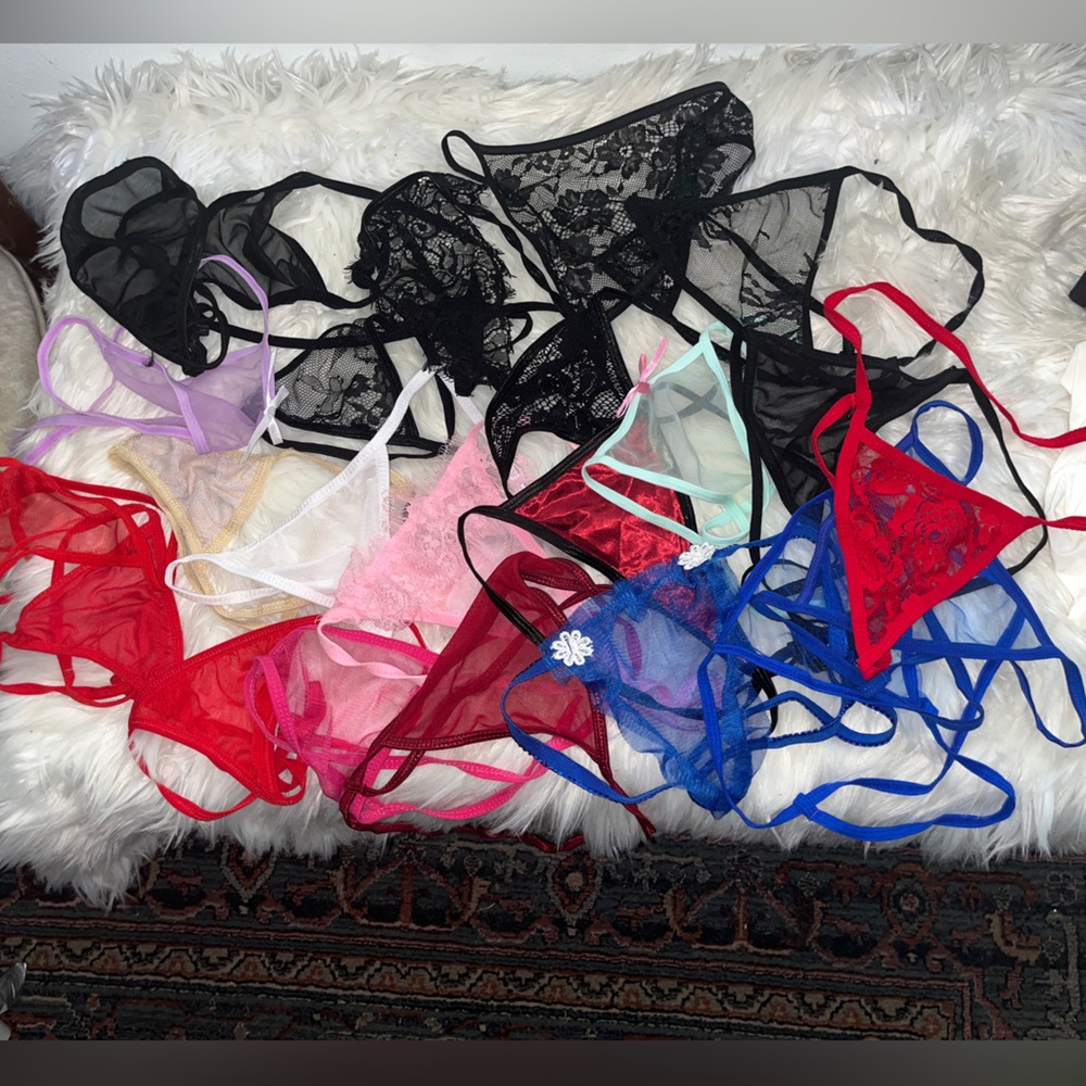 25 assorted thong panties